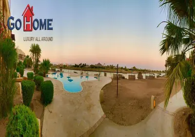 a rendering of a swimming pool at a resort at 1 Bed Room West Golf at El-Gouna Y12-0 in Hurghada