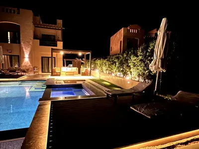 Gallery image of Luxurious Villa with Infinity Private Pool & Jacuzzi over Sabina Island's Lagoon in Hurghada