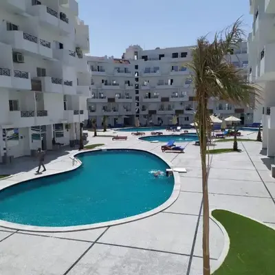Tiba View flat near pool