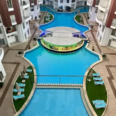 Aqua Palms Resort. Studio with private patio. C106