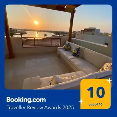 Sunrise to Sunset Rooftop Panorama - El Gouna Shedwan