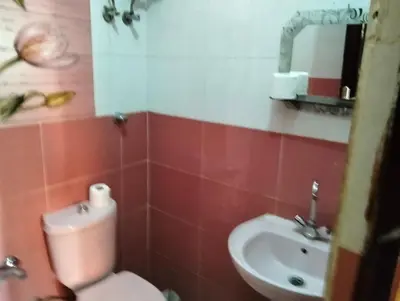 a bathroom with a toilet and a sink at elephantine nile view house in Aswan