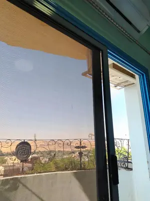a view from the window of a room with a view at Nubian Mood in Naj‘ al Maḩaţţah
