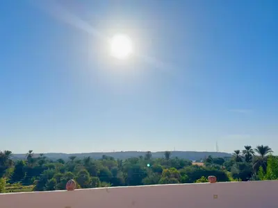 a view from the roof of a house at MAGIC GUEST HOUSE - Δ Relax Pur Δ 15 MiN TO ASWAN in Aswan