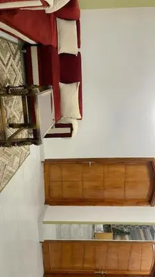 a view of a room with a kitchen with at El Hady luxury apartment with swimming pool in Luxor