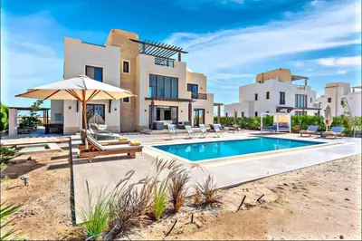 an image of a villa with a swimming pool at Luxury villa in gouna in El Gouna