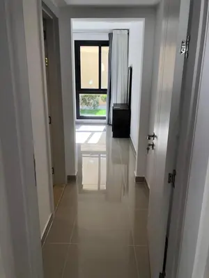 a hallway with a large window and a hallwayngthngthngthngthngth at Luxury stay in El Gouna