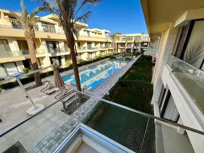 an image of a swimming pool in a building at Studio el Gouna holiday G cribs Compound in Hurghada