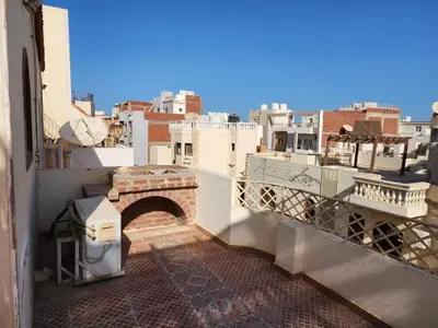a view of a city from a balcony at 2BD Apt, Douplex, 2 floors, Villa Yanny, El Helal, Hurghada in Hurghada
