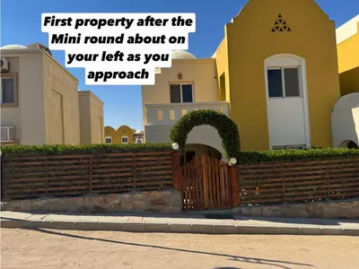 first property after the mini round about on your left as you approach at The Retreat in Hurghada