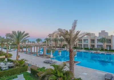 an image of the pool at the resort at Sea View 2BR Mangroovy Gouna I Swimming Pool and Red Sea Beach in Hurghada