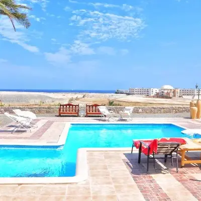 Luxury Sea-View Villa with Private Pool with Diving center & Beach access