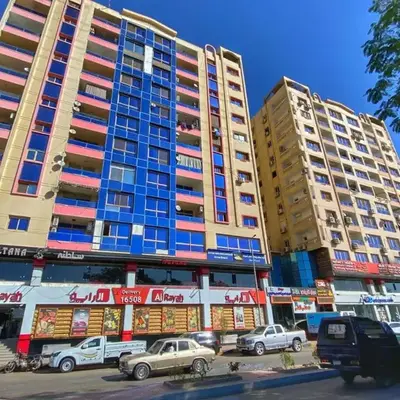 شقة كورنيش النيل 3غرف فيو كامل علي النيل