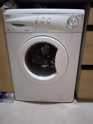a white washing machine sitting in a kitchen at استوديو في ذهبية طيبة جولدن الغردقة in Hurghada