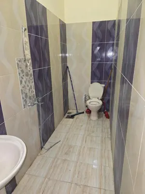 a bathroom with a toilet and a sink at Golden home in Aswan