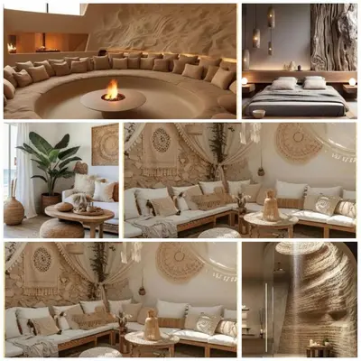 a collage of pictures of a living room at Royal Jade wellness luxurios Dahabiya Nile Cruise Every Monday from Luxor to Aswan 4 nights and Every Friday from Aswan to Luxor 3 nights in Luxor