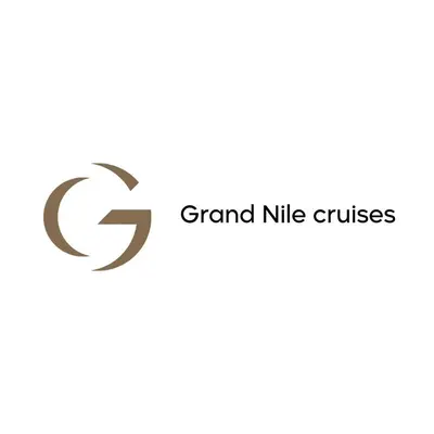 a logo for grand nike cruisers at Royal Jade wellness luxurios Dahabiya Nile Cruise Every Monday from Luxor to Aswan 4 nights and Every Friday from Aswan to Luxor 3 nights in Luxor