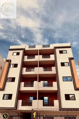 a tall apartment building with a sky in the background at Modern apartment for rent in Hurghada