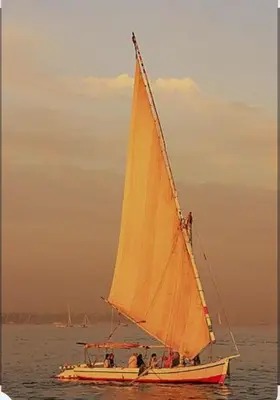 a group of people on a sail boat in the water at Elbess For Tourism in Al Karnak
