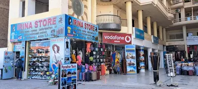 a store in a shopping mall with a lot of merchandise at Florenza Resort - Roboost - Hurghada in Hurghada