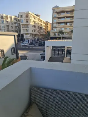 a view from a balcony of a building at Happy Home Hurghada in Hurghada