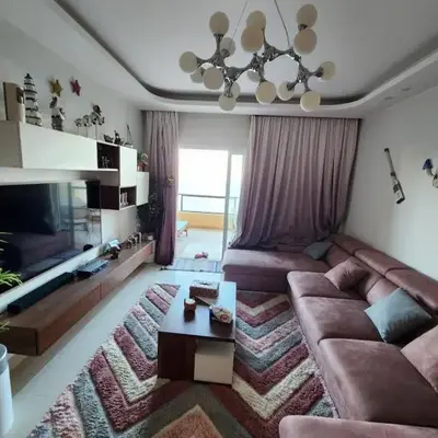 Luxury apartment with sea view and private beach