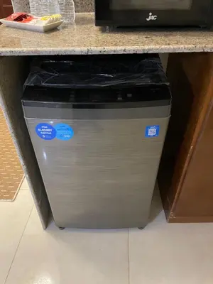 a trash can sitting under a counter in a kitchen at Luxe Nest Luxor Serviced Apartments 201 in Luxor