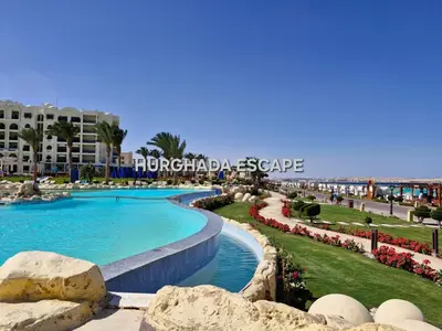 a view of the swimming pool at the resort at Gravity Sahl Hasheesh Not Egyptians in Hurghada