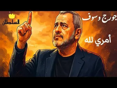 a painting of a man with his finger in the air at الجزيره دندره بجوار مسجد السيده عائشه in Qena