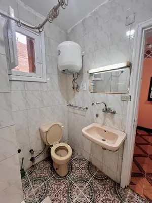 a bathroom with a toilet and a sink at Aswan City Center Hotel in Aswan