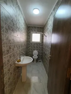 a bathroom with a sink and a toilet at 3 Bedroom in Lotus in Naj‘ al Maḩaţţah