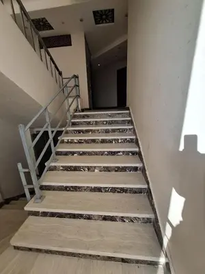 a set of stairs in an empty building at Casblanka beach in Hurghada