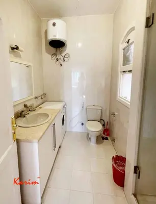 a bathroom with a sink and a toilet at Studio For Rent in El Gouna Kafr in Hurghada