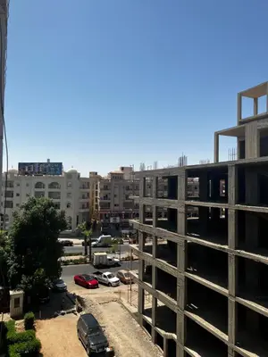 a view of a parking lot in a city at Lotus compound in Hurghada