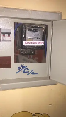 a picture of an electronic device on a wall at Apartment in Stella di Mare Hurghada in Hurghada