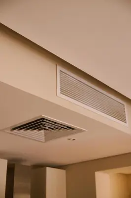 a ceiling with a air vent in a room at Mangroovy apartament El gouna in Hurghada