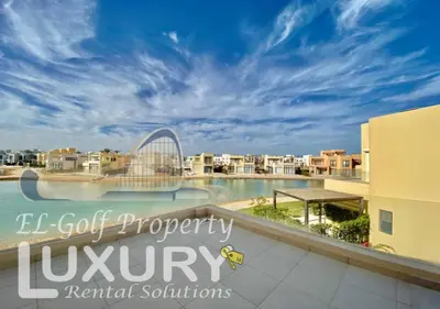 a view from the balcony of a resort at Tawila Villa T1-15 in Hurghada