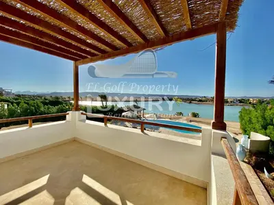 a view from the balcony of a villa at Villa 9 ph-5 with 4 Bed Room in Hurghada