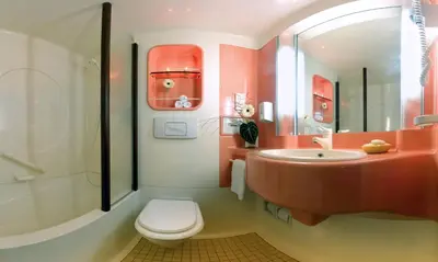 a bathroom with a sink and a toilet and a tub at Mövenpick Prince Abbas Lake Nasser Cruise, Every Monday Four Nights From Aswan, Every Friday Three nights From Abu-Simbel - Including Excursions and Sightseeing in Aswan