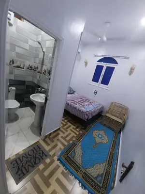 a bathroom with a toilet and a sink at Kayan Guest House in Aswan
